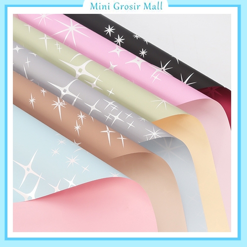 

20 Lembar Kertas Buket bunga bintang Flower Wrapping KB6022