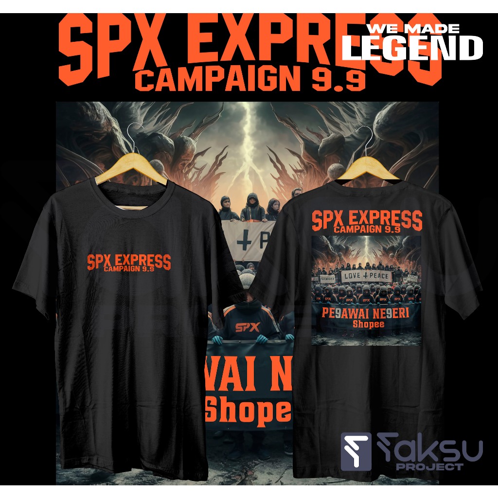 kao spx express campaign 9.9 kaos spx express kaos shopee express campaign 9.9 kaos kampain kaos cam