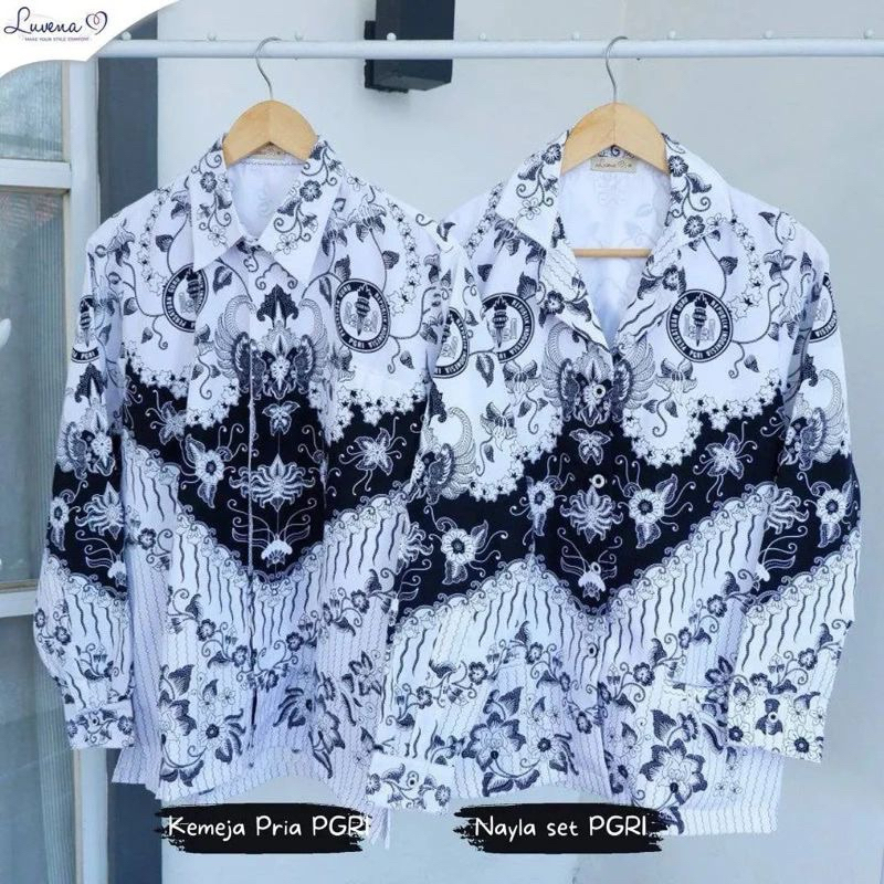 Baju Seragam PGRI terbaru / Batik PGRI / seragam PGRI pria / seragam PGRI wanita / Seragam PGRI terb