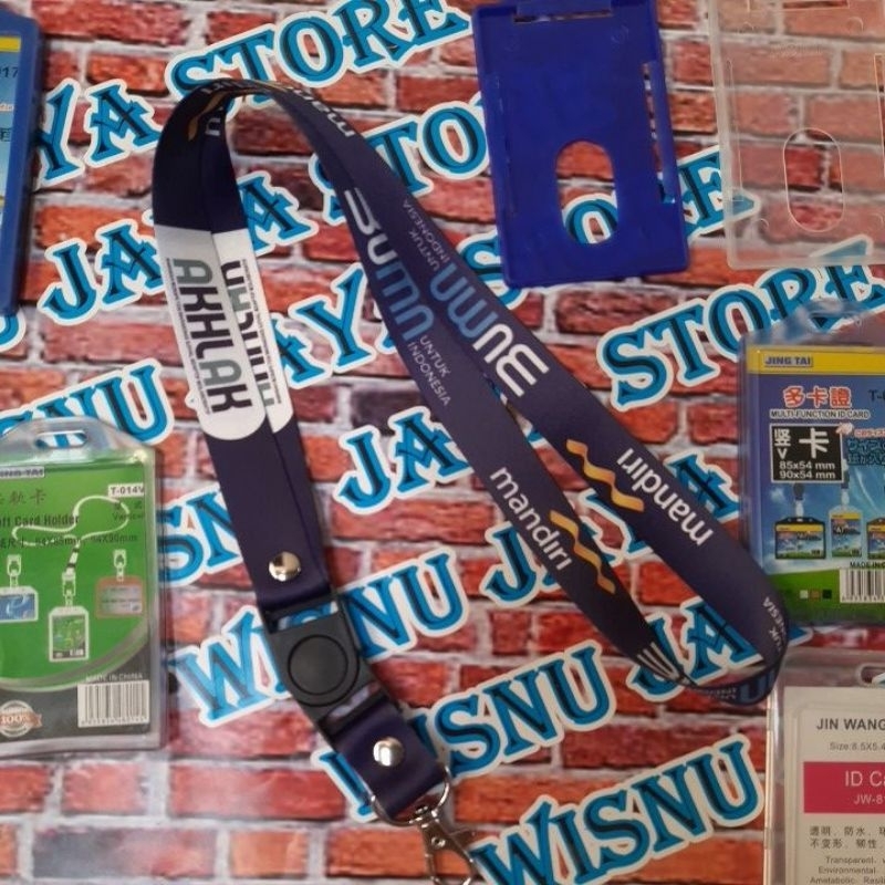 

lanyard tali idcard layer tali gantungan MANDIRI AKHLAK