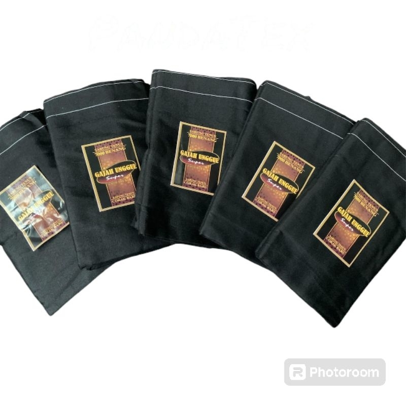 Sarung - sarung tenun hitam polos pria dewasa
