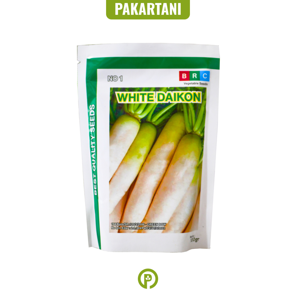 WHITE DAIKON Benih Lobak Putih BRC