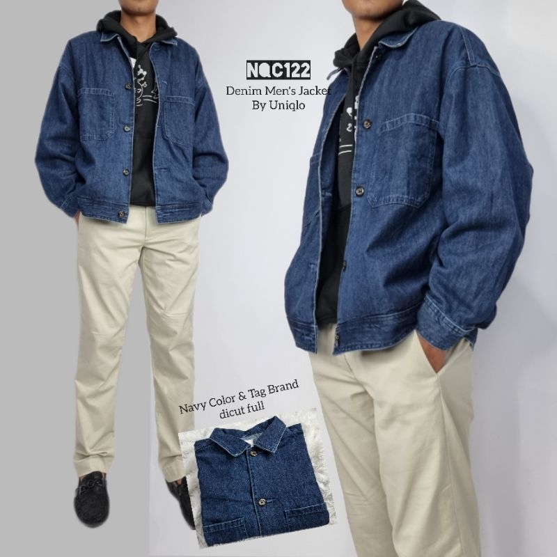 Denim Men's Jaket By Uniqlo NQC122