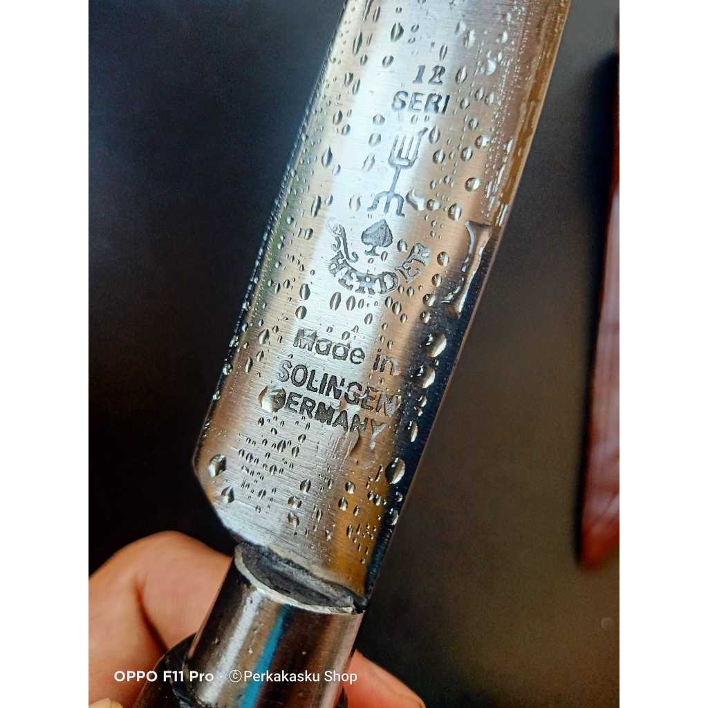 PROMO Pisau Dapur Pisau Daging Cap Garpu Gagang Ukir  Lokal