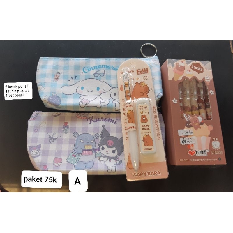 

Pulpen Karakter, Pulpen ATK,Kotak pensil,pensil set (paket Murah)