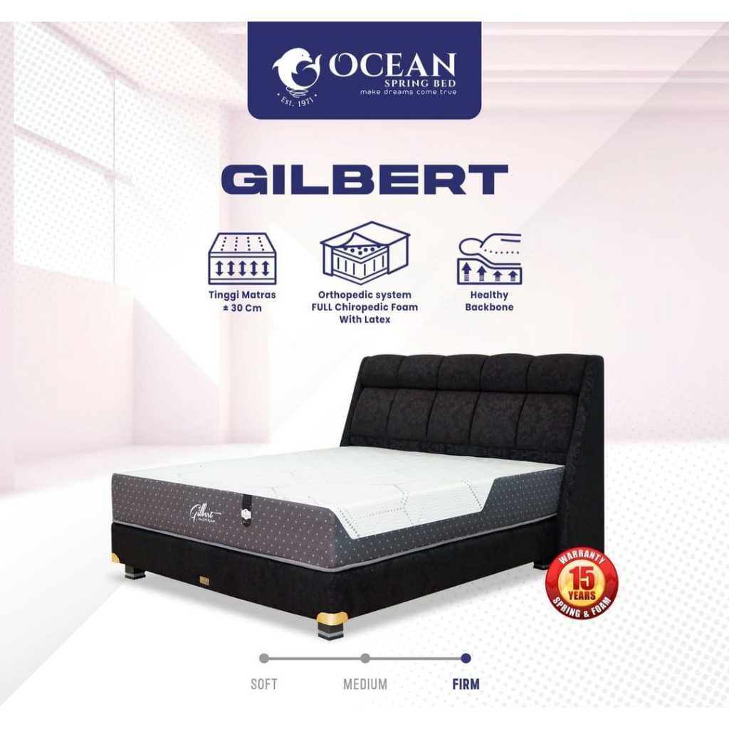 OCEAN ORTHOPEDIC LATEX GILBERT / KASUR SPRING BED TULANG BELAKANG