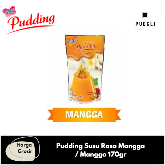 

Pudding susu rasa mangga 170 gram