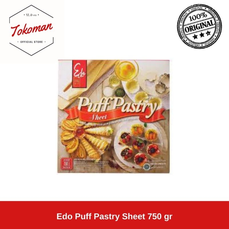 

Edo Puff Pastry Sheet 750gr / 750 gr