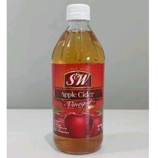 

S&W APPLE CIDER VINEGAR (CUKA APEL) 437 ML + PENGAMAN PRODUK