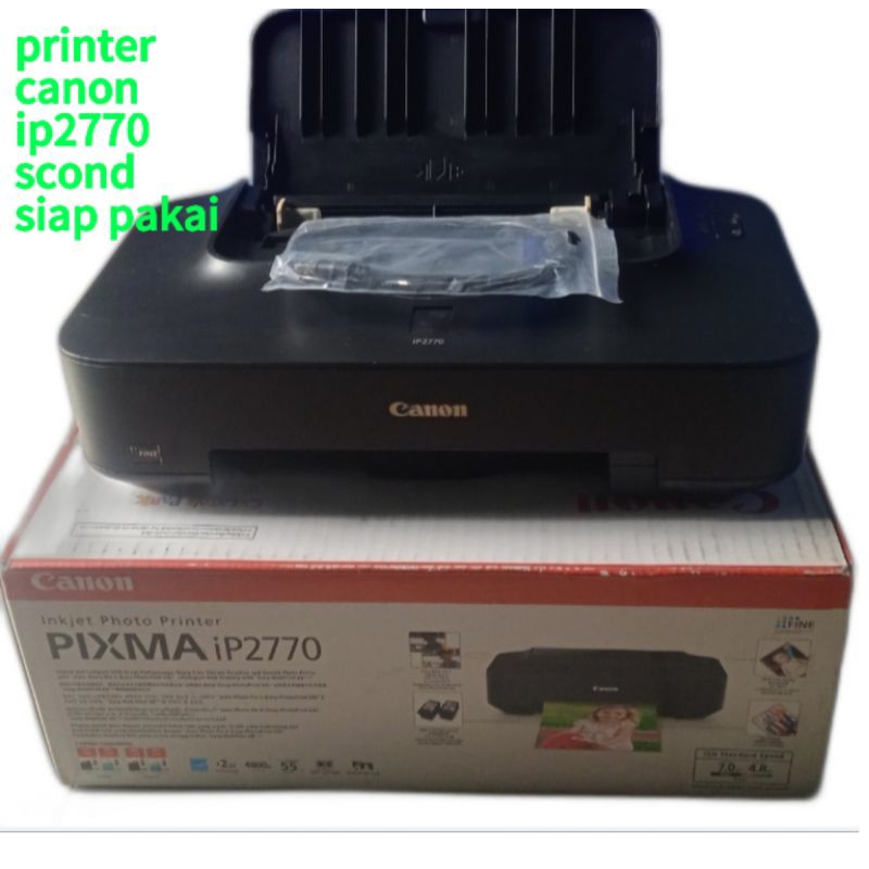 Printer canon ip2770 siap pakai scond rasa baru normal