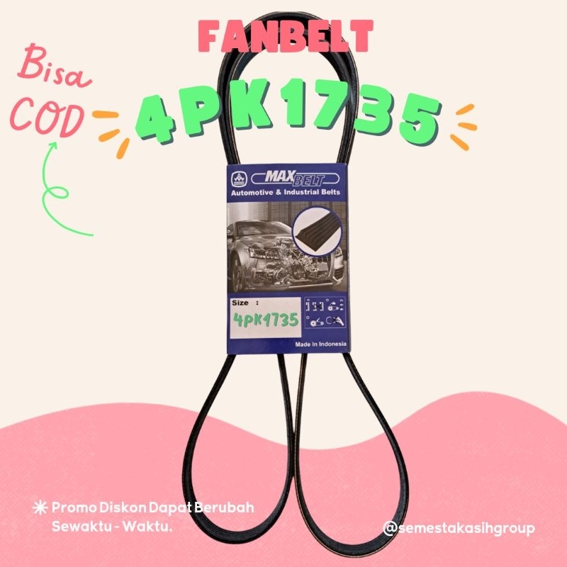 FANBELT 4PK1735