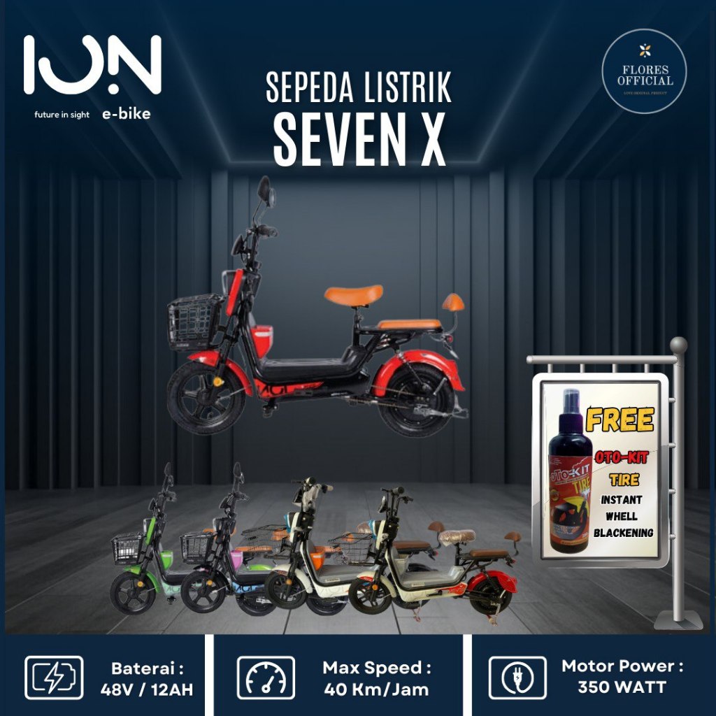 SEPEDA LISTRIK ION SEVEN 7X