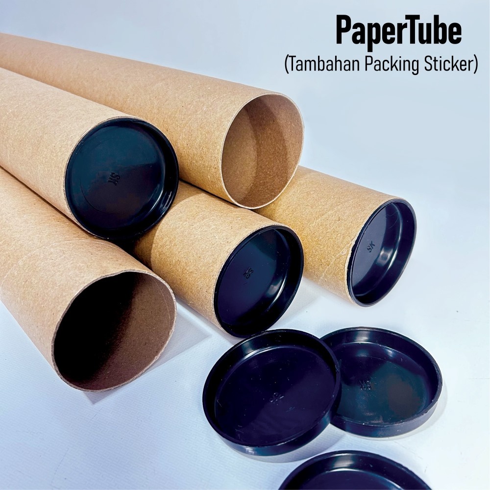 

Papercore / Papertube / Selongsong / Tambahan Packing stiker + Tutup