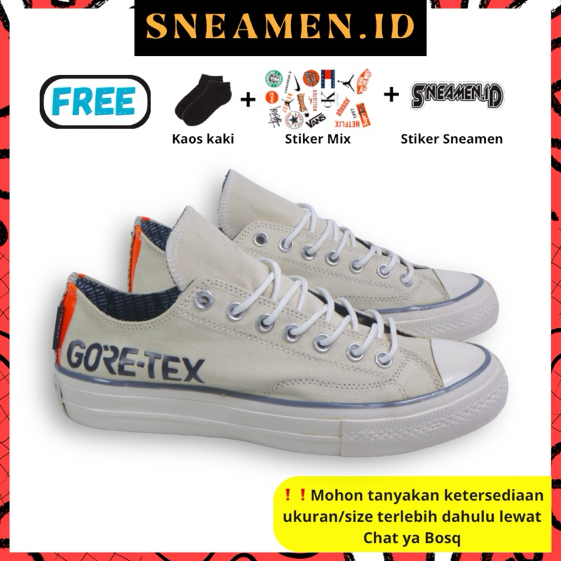 Sepatu 70s Low Goretex Cream. BISA COD