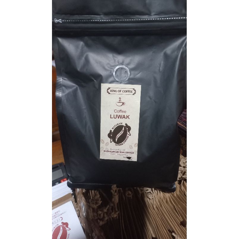 

Kopi Luwak Original. Kemasan berat 1000 gram