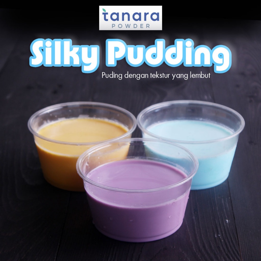 

Bubuk Silky Pudding 500gr - Pudot Puding Sutera Powder - Jeli Puding Lembut Merek Tanara