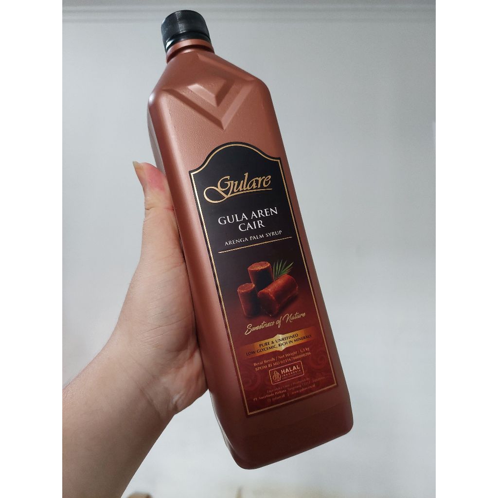 

[oddsolshop] pekanbaru/Gulare Gula Aren Cair 1.3KG / Arenga Palm Sugar