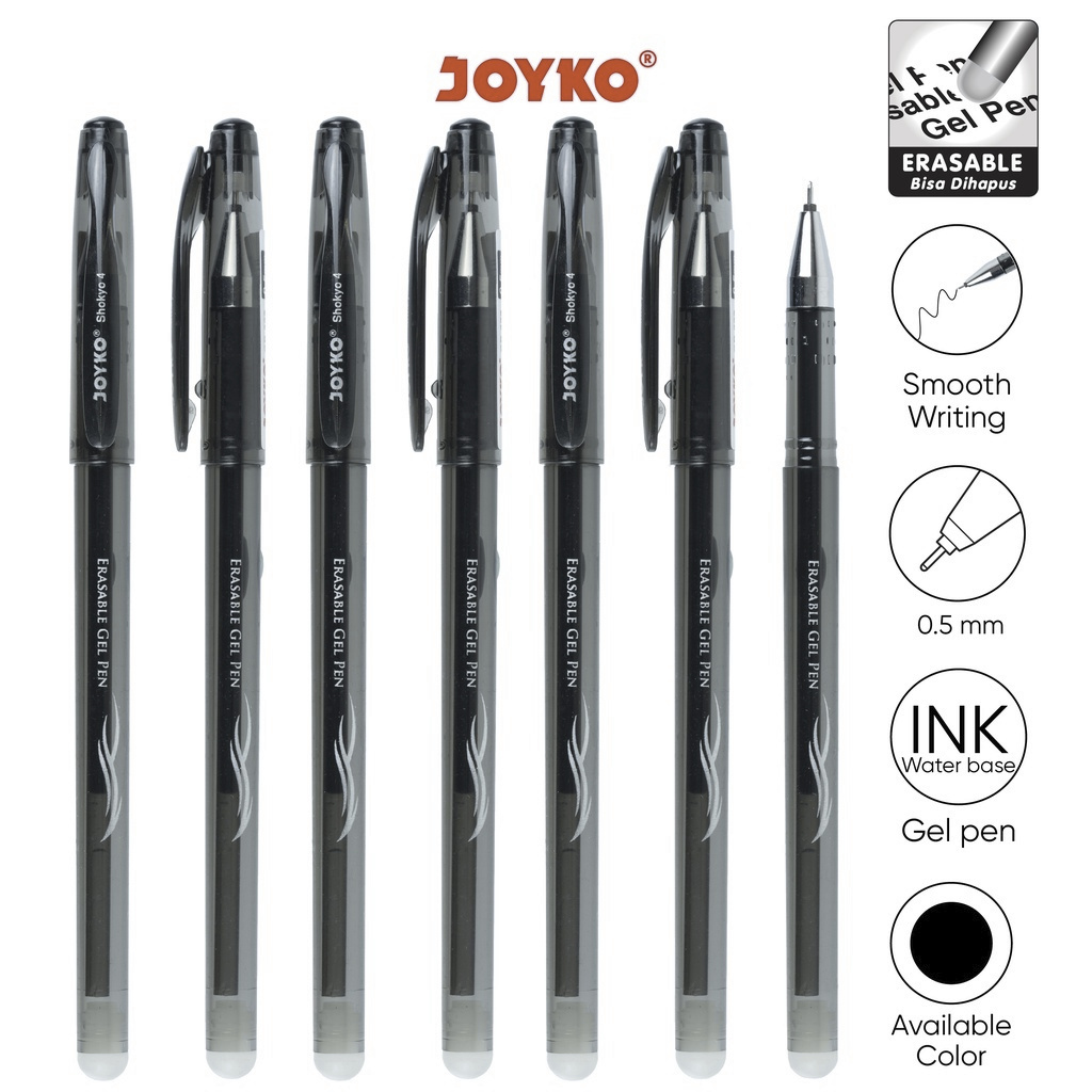 

Erasable Gel Pen Pulpen Bisa Dihapus Joyko