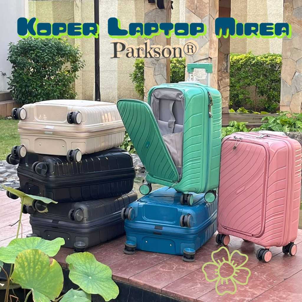 PARKSON Mirea Koper Laptop / Koper 20 inch Kabin / Koper zipper anti theft / Koper Travel Fashion Ko