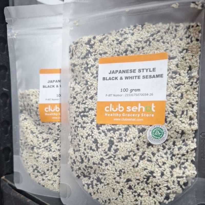 

Club Sehat - Roasted Japanese Style Black & White Sesame 100gr