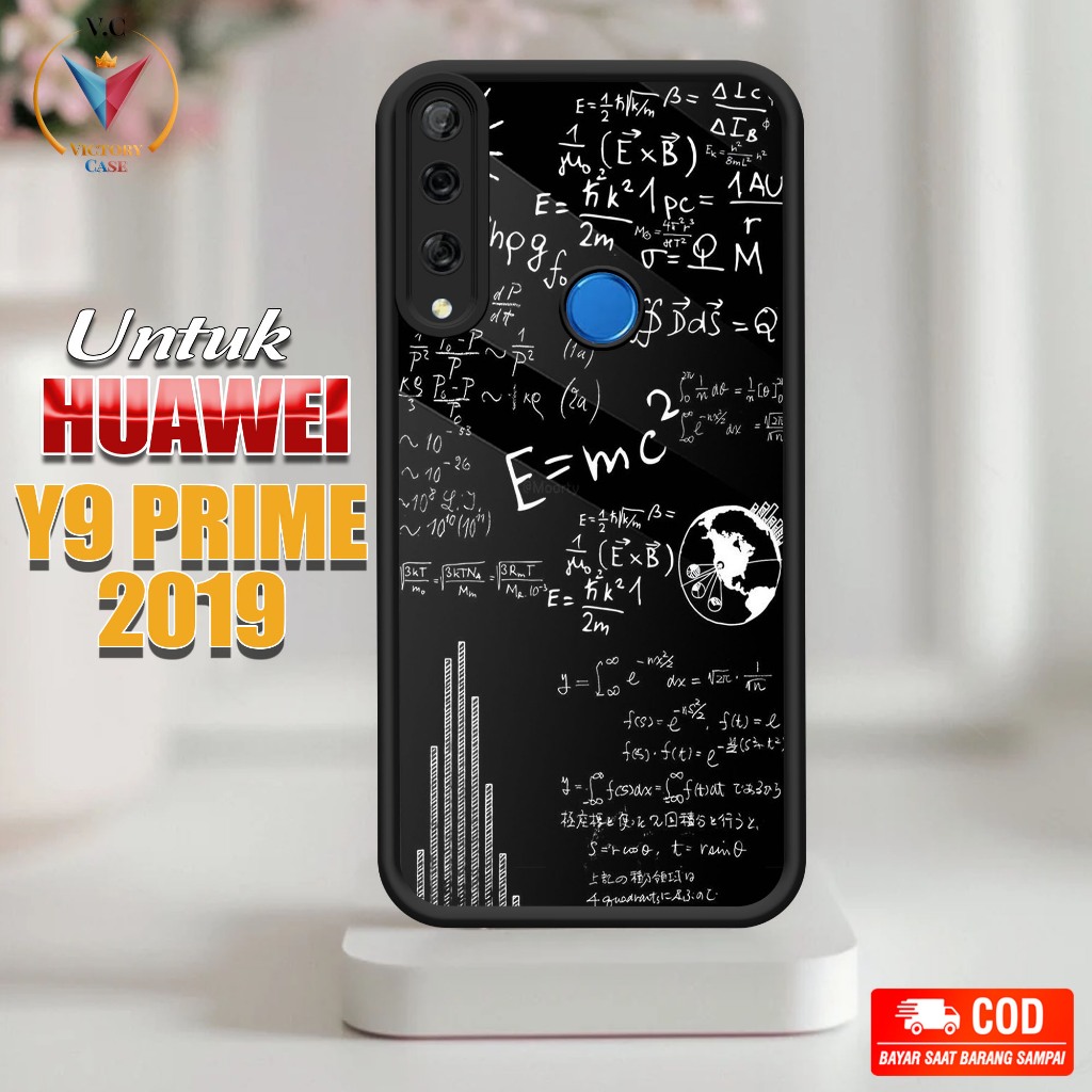 Case Hp Softcase glossy For HUAWEI Y9 PRIME 2019 RUMUS silikon Glass Casing Handphone Premium