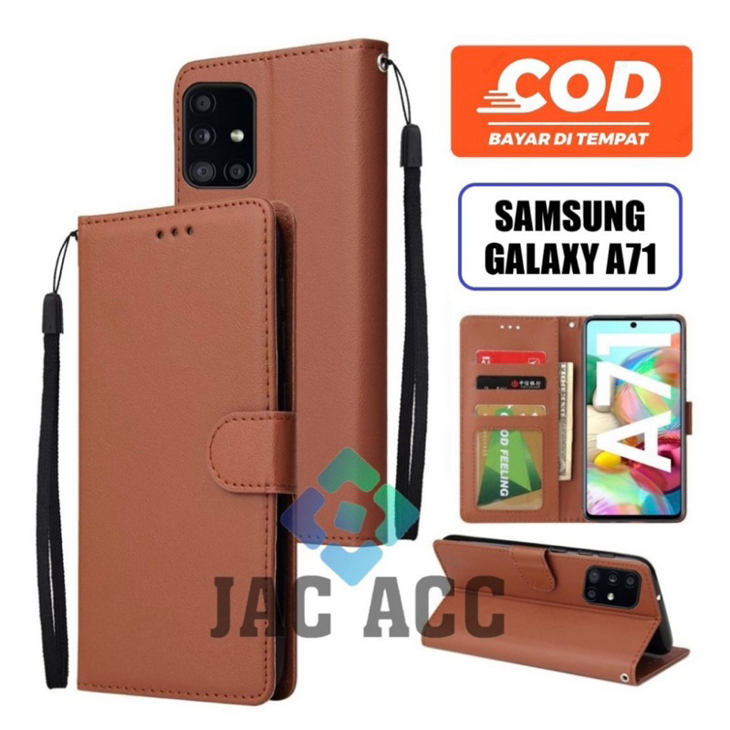 FLIP CASE HP PREMIUM UNTUK HP SAMSUNG GALAXY A71 LEATHER FLIP CASE HP PREMIUM UNTUK HP SAMSUNG GALAX