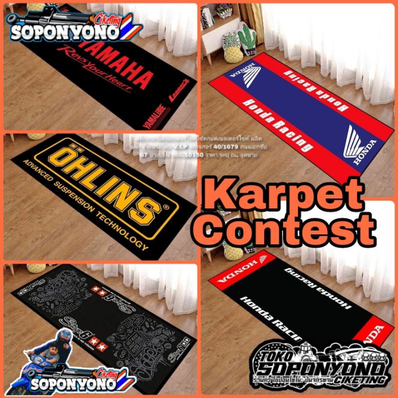 +✅𝗧𝗘𝗥𝗠𝗨𝗥𝗔𝗛 | KARPET CONTEST ALL MODEL ORIGINAL THAILAND FOR ALL WAVE 125 110 100 SUPRA125 KARISMA BA