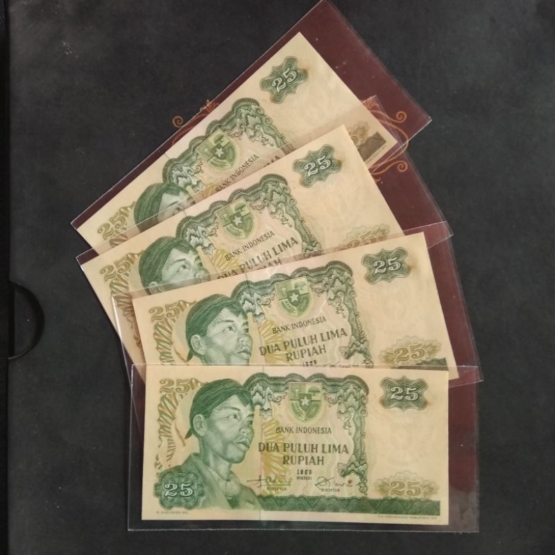 Uang Sudirman 25 Rupiah 1968