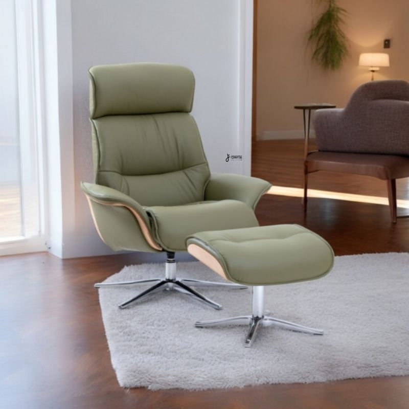 Norway Kursi Recliner & Ottoman