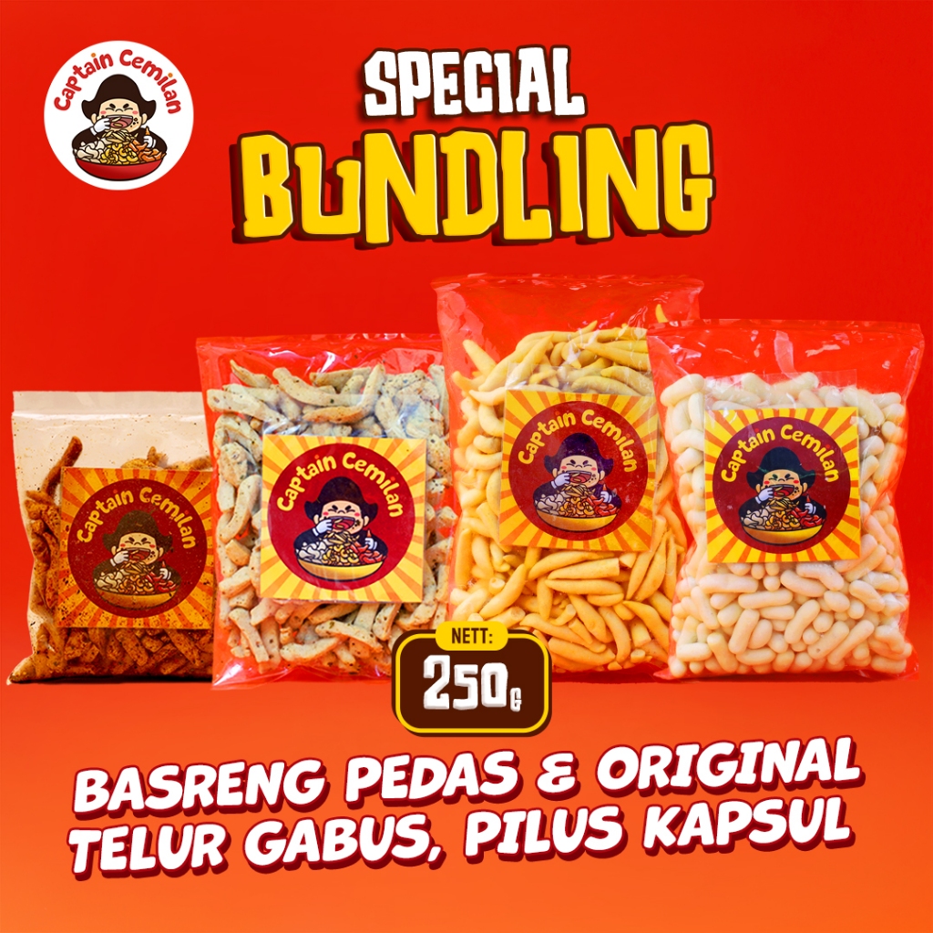 

Basreng Stik 250gr Pilus Ikan Telor Gabus 250gr Basreng Rasa Daun Jeruk Pedas Rasa Original Isi 250gr Basreng Renyah Gurih Asin Captain Cemilan Bandung 500gr