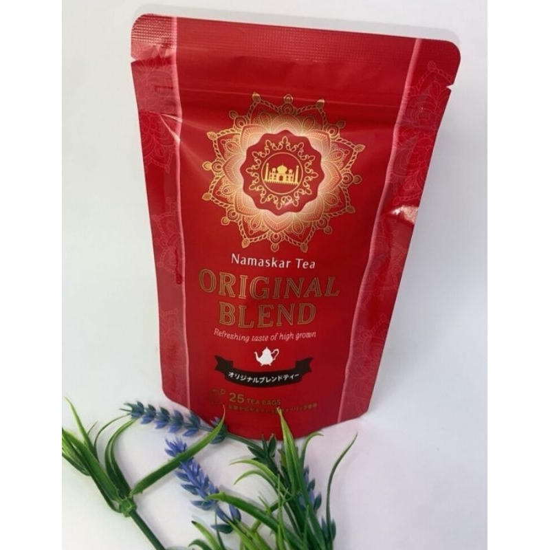 

Namaskar Tea Original Blend Black Tea 25 pyramid teabags Indian style strong black tea