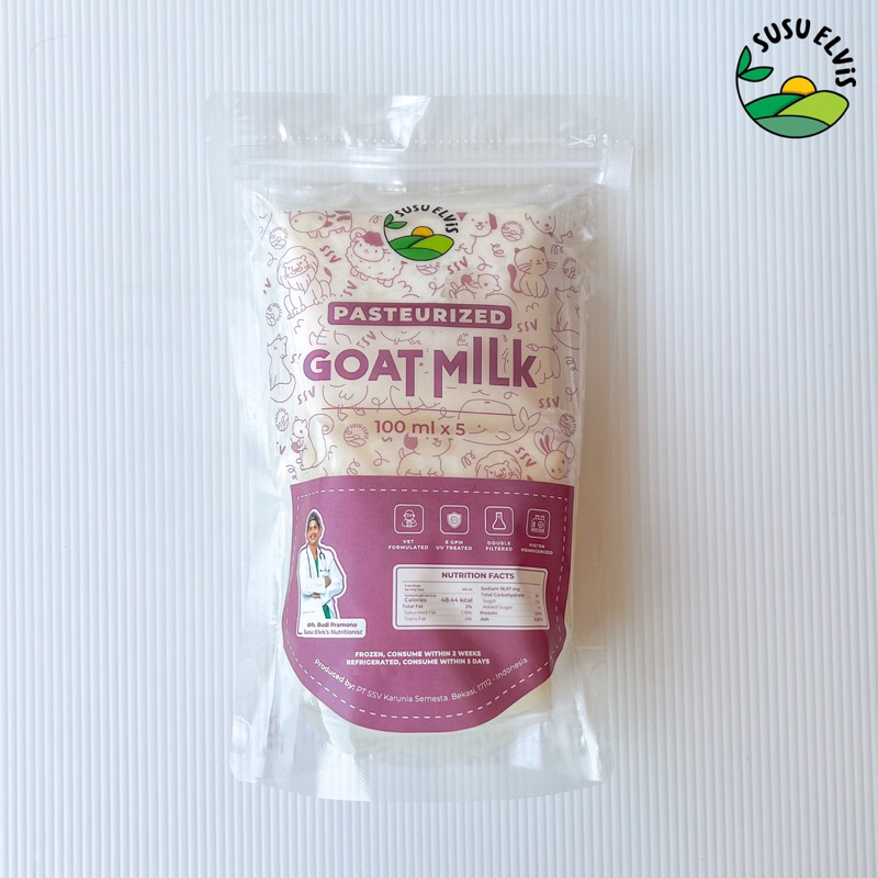 

Pasteurized Goat Milk - Regular Pack 100 ml x 5