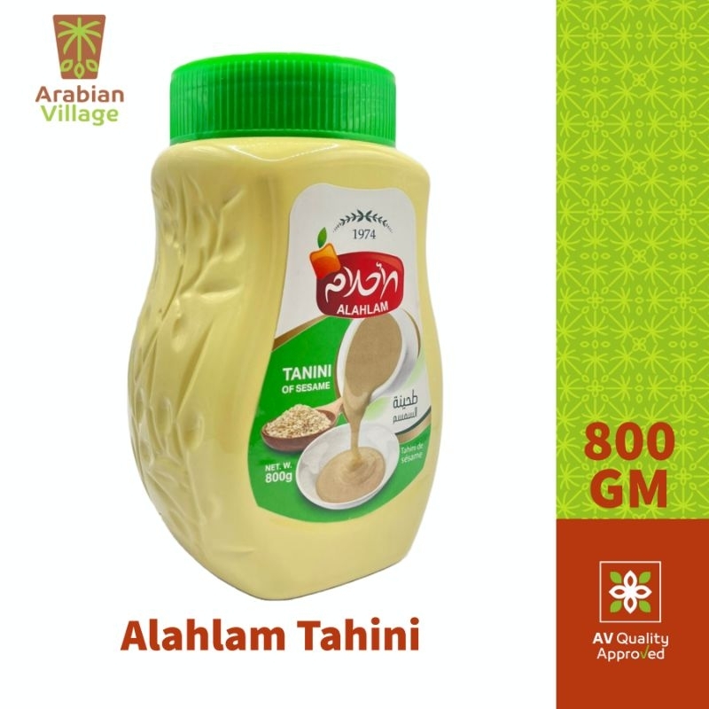 

Tahini atau Tahina Al Ahlam Saus Biji Wijen dan Jagung Selai Makanan khas Arabian food