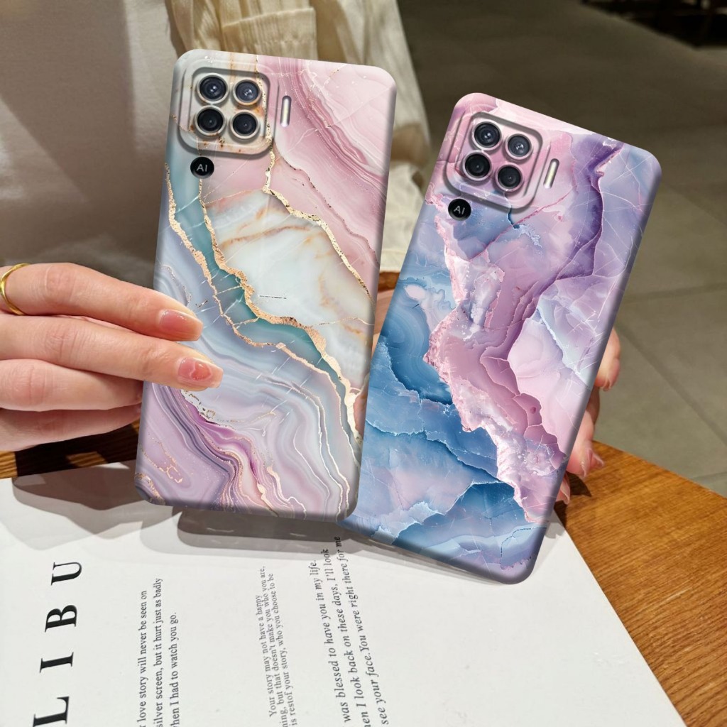 #1533 Case OPPO RENO 5F- Casing OPPO RENO 5F Terbaru 2022 MOTIF MARBLE Silikon OPPO RENO 5F- Case Hp