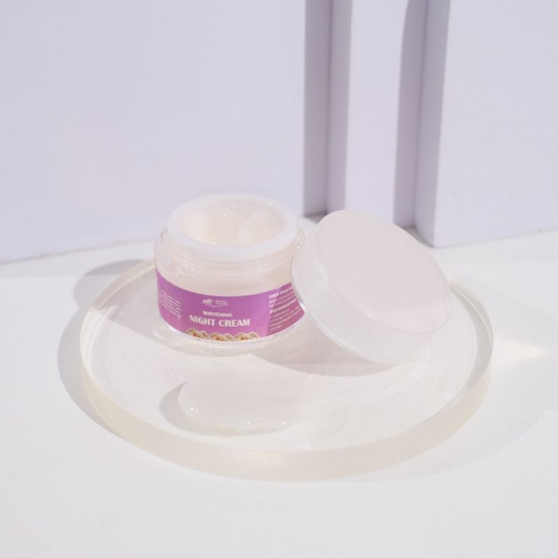 Maira Beauty Skincare  -  Whitening Night Cream | Krim Malam Mencerahkan