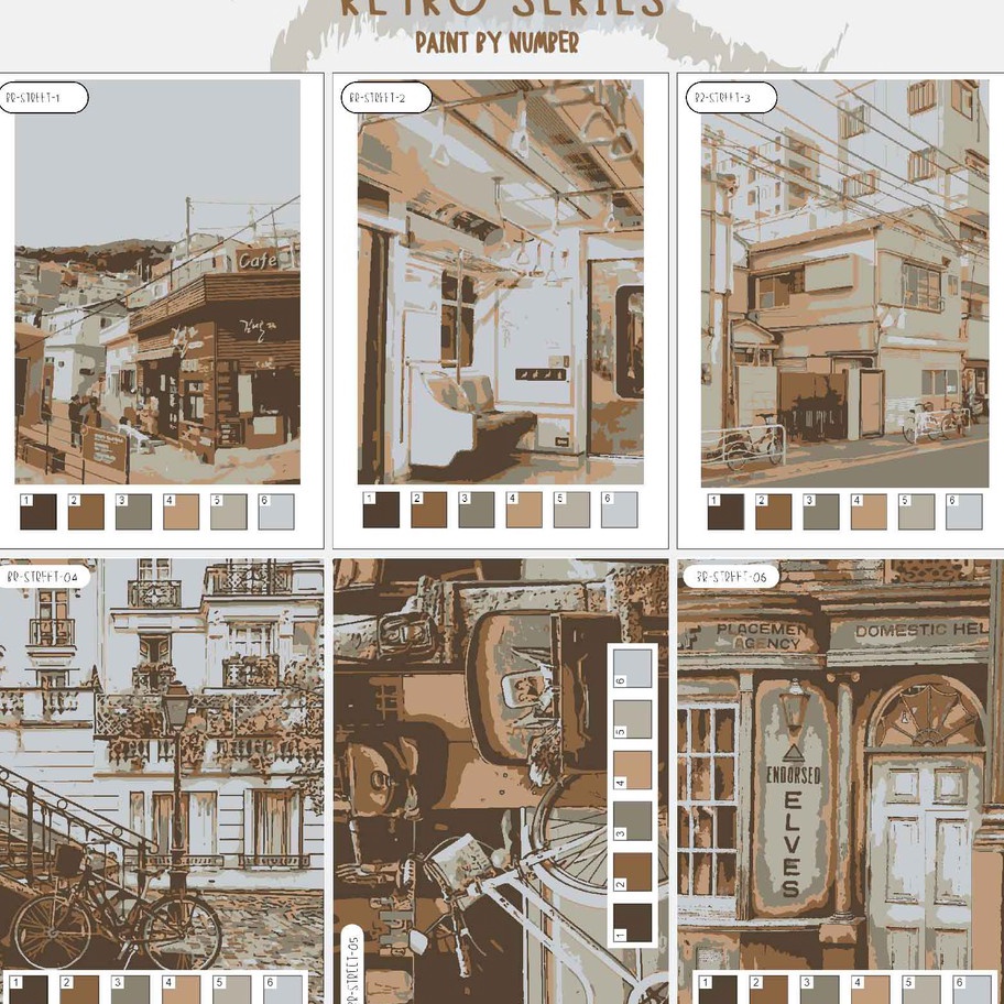 

SPESIAL Paint By Number Kit A3 BRSTREET