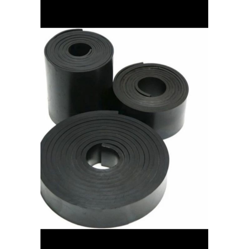 jual rubber strip 1mm x 10mm karet bantalan tebal 1mm