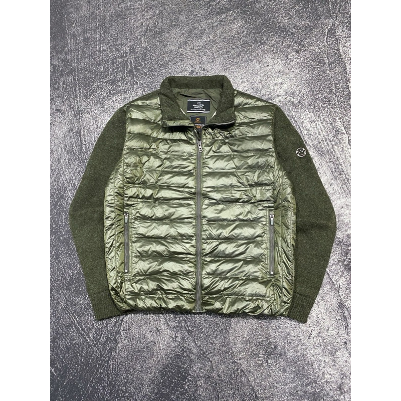 Jean Michel Basquiat Knitted Down jacket