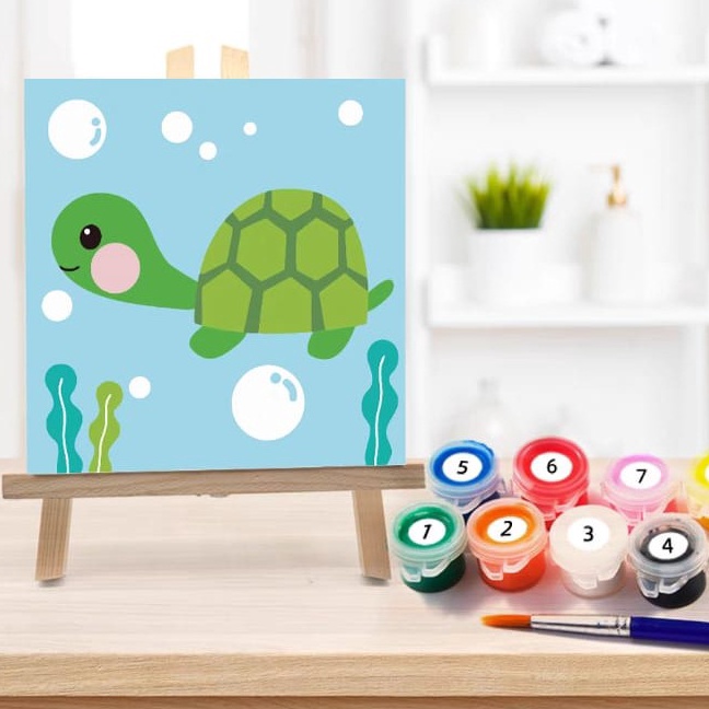 

MURMER BS Painting by Number Children Canvas Under the SeaSet Kanvas Lukis Anak Versi Hewan Laut