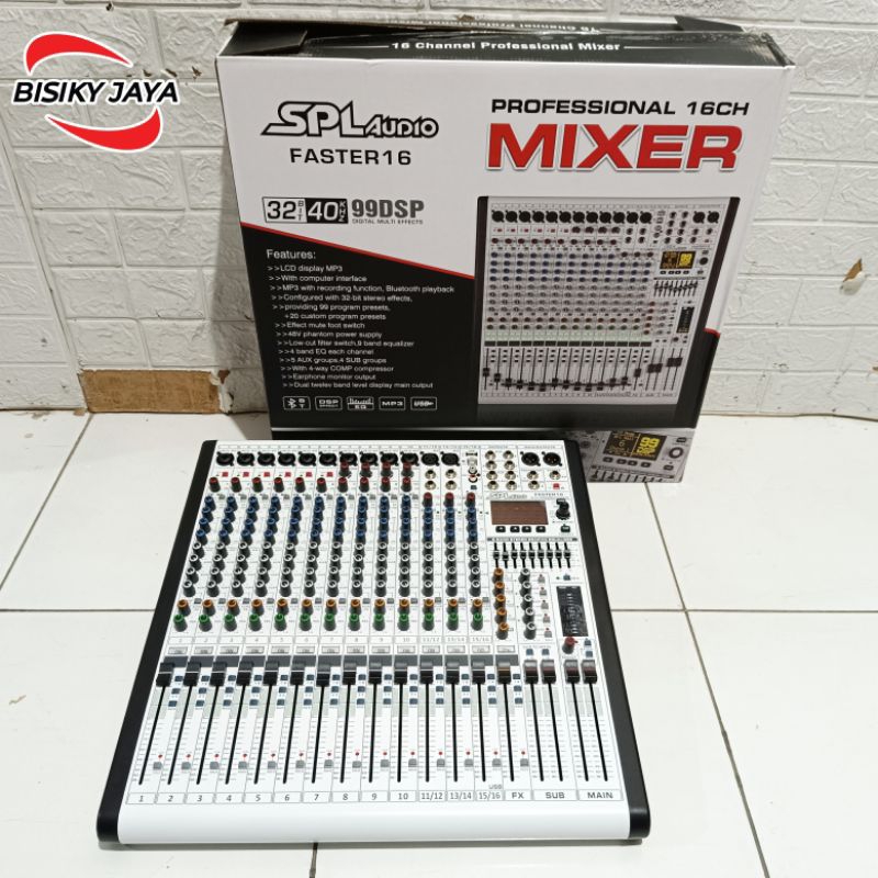 Mixer Audio 16 chanel SPLaudio Faster 16 Original Mixer SPL audio Faster 16