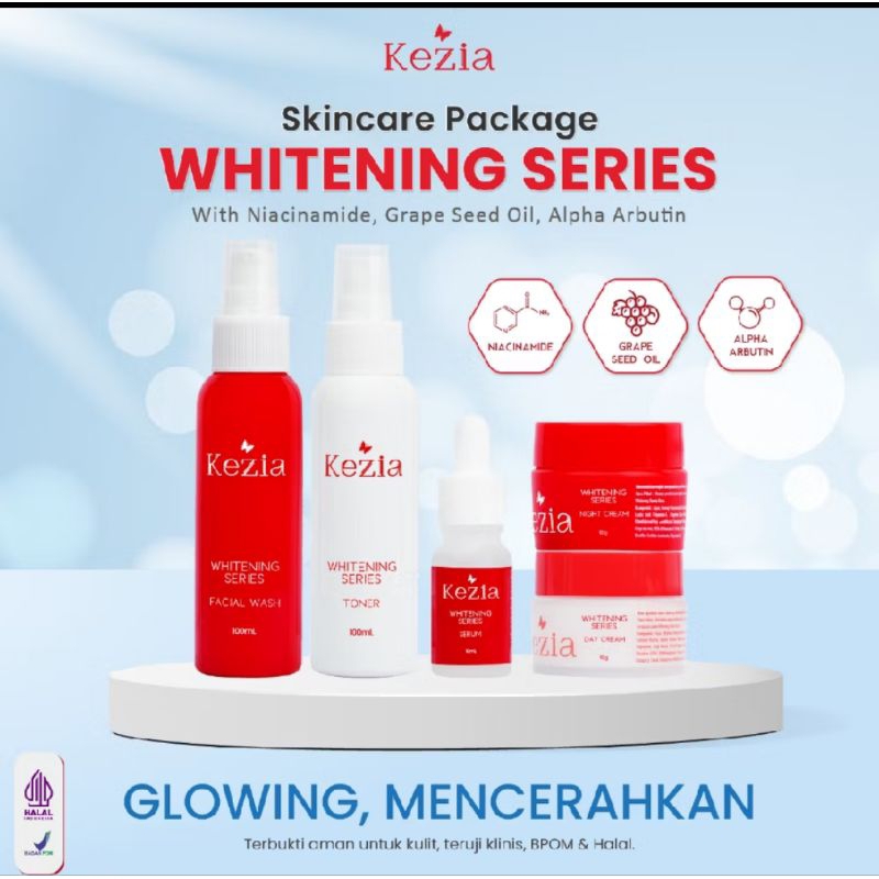 KEZIA WHITENING PACKAGE SERIES | SKINCARE ASHANTY HERMANSYAH