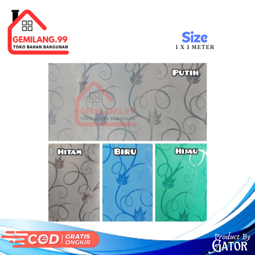 Penutup Pagar Motif DAUN , Fiber pagar motif DAUN Tebal