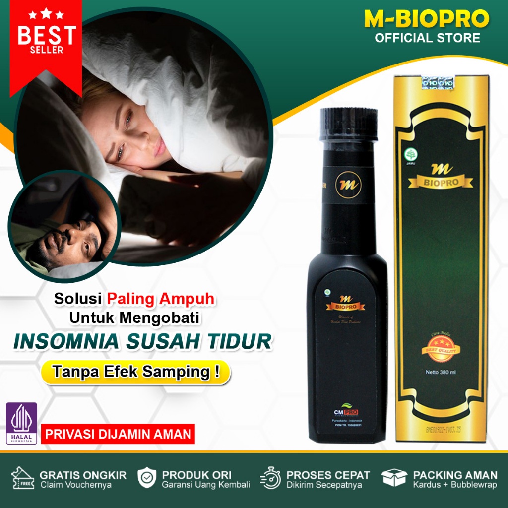 Obat Insomnia Paling Ampuh - Mengatasi sulit tidur dan gelisah - Memperbaiki kualitas tidur - Ganggu