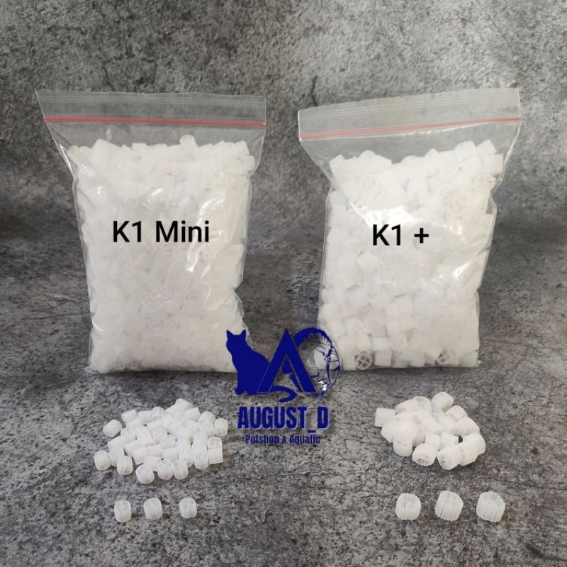 Kaldnes K1 Mini / Kaldnes K1 plus 100 gram Media Filter Aquarium Kolam