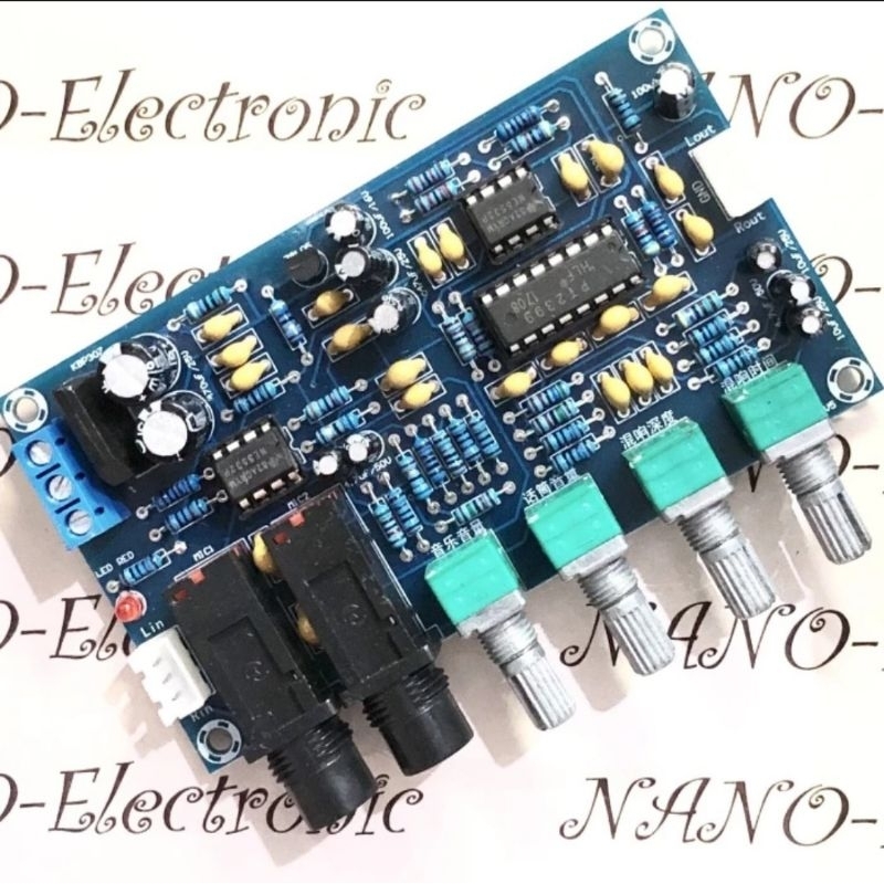 Modul Preamp Mic Microphone Amplifier Karaoke PT2399 Model XH-M173