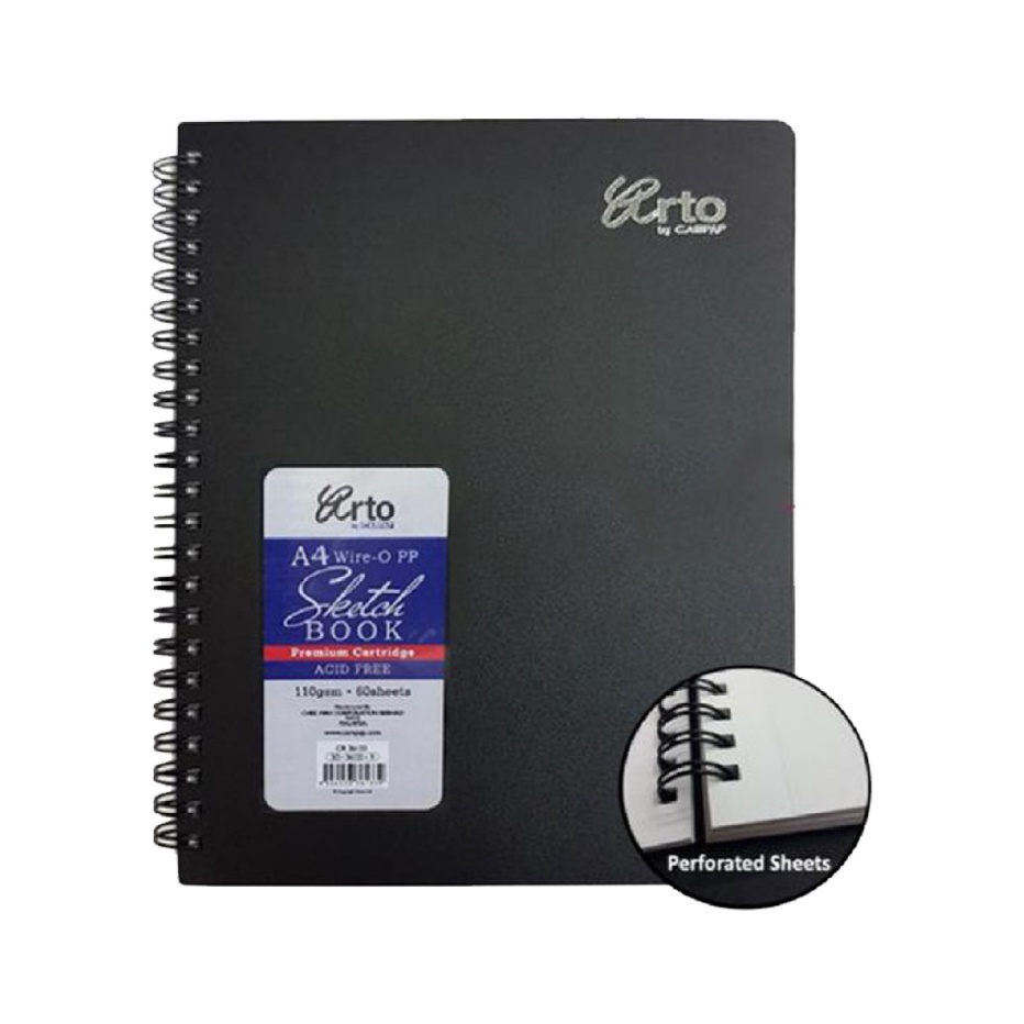 

PROMO MENARIK Arto A4 Wire Bound Hard Back Sketchbook
