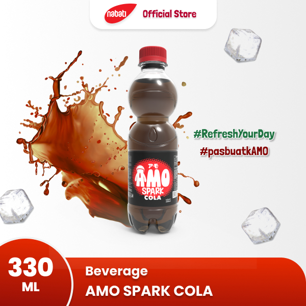 

AMO Minuman Berkarbonasi Rasa Spark Cola 330ml