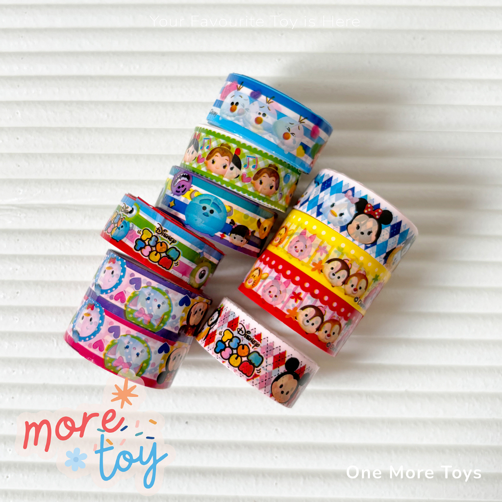 

MORETOYS - Washi Tape Roll Gambar Anak Set Disney Tsum Tsum isi 10