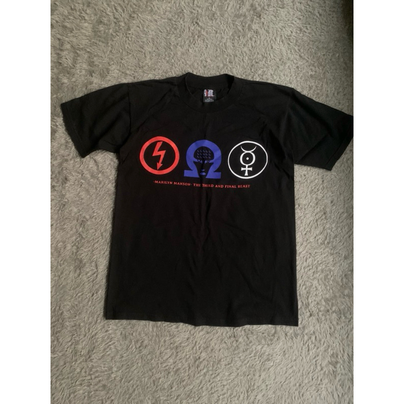 kaos band vintage 90s marilyn manson second