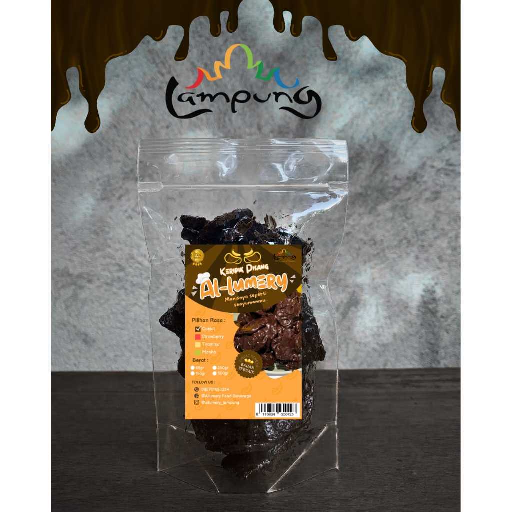 

Keripik Pisang Lumer Coklat | Ukuran 65 gram | Pisang Premium | Viral 2024 | Cemilan | Murah